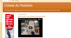 Desktop Screenshot of cidadedopedestre.blogspot.com