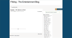 Desktop Screenshot of f9ding.blogspot.com