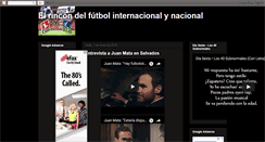 Desktop Screenshot of elrincondelfutbolinternacional.blogspot.com