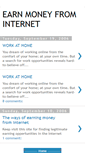Mobile Screenshot of earn-from-internet.blogspot.com