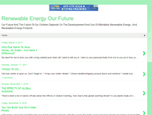 Tablet Screenshot of affordablerenewableenergy.blogspot.com