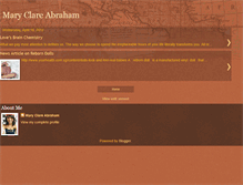 Tablet Screenshot of maryclareabraham.blogspot.com