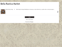 Tablet Screenshot of bellarusticamarket.blogspot.com