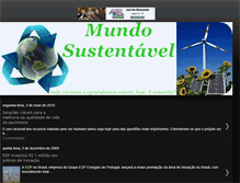 Tablet Screenshot of oplanetasustentavel.blogspot.com