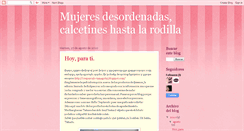 Desktop Screenshot of calcetineshastalarodilla.blogspot.com