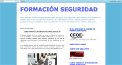 Desktop Screenshot of formacionseguridad.blogspot.com