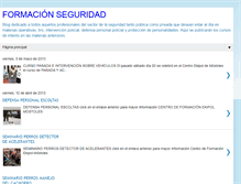 Tablet Screenshot of formacionseguridad.blogspot.com