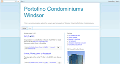 Desktop Screenshot of portofinocondowindsor.blogspot.com