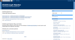 Desktop Screenshot of clickthrough-hijacker.blogspot.com