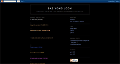 Desktop Screenshot of loveyongjoon.blogspot.com