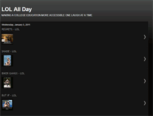 Tablet Screenshot of lolallday.blogspot.com