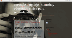 Desktop Screenshot of lenguajecivicahistoria.blogspot.com