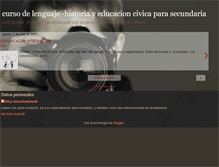 Tablet Screenshot of lenguajecivicahistoria.blogspot.com