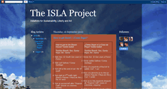 Desktop Screenshot of islaproject.blogspot.com