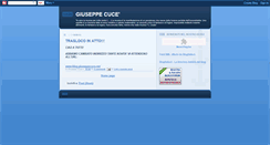 Desktop Screenshot of giuseppecuce.blogspot.com