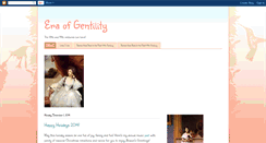 Desktop Screenshot of eraofgentility.blogspot.com