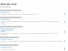 Tablet Screenshot of mirarpormirar.blogspot.com
