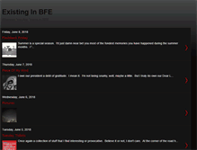 Tablet Screenshot of existinginbfe.blogspot.com