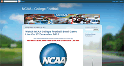 Desktop Screenshot of ncaa-cf-live.blogspot.com