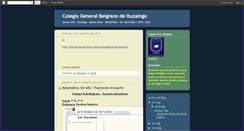 Desktop Screenshot of colegiobelgranoituzaingo.blogspot.com