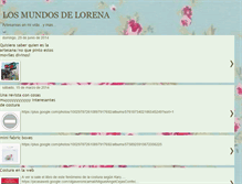 Tablet Screenshot of mundosdelorena.blogspot.com