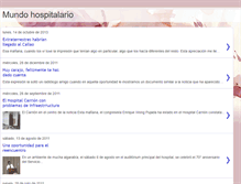 Tablet Screenshot of mundohospitalario.blogspot.com