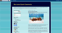 Desktop Screenshot of buccanosguestcomments.blogspot.com