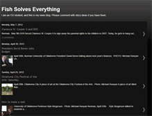 Tablet Screenshot of fishsolveseverything.blogspot.com