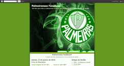 Desktop Screenshot of palmeirenses-fanaticos.blogspot.com