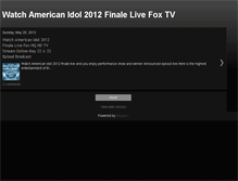 Tablet Screenshot of americanidolfinalelive.blogspot.com