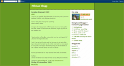 Desktop Screenshot of hilmasblogg.blogspot.com