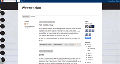 Desktop Screenshot of eeweerstation.blogspot.com