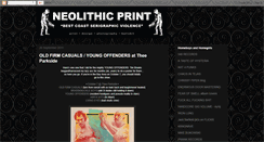 Desktop Screenshot of neolithicprint.blogspot.com