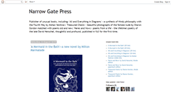 Desktop Screenshot of narrowgatepress.blogspot.com