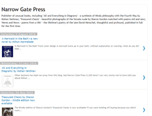 Tablet Screenshot of narrowgatepress.blogspot.com