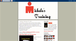 Desktop Screenshot of micheletraining.blogspot.com