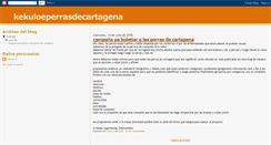 Desktop Screenshot of kekuloeperrasdecartagena.blogspot.com