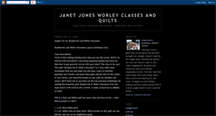 Desktop Screenshot of janetjonesworleyclasses.blogspot.com