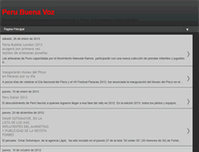 Tablet Screenshot of perubuenavoz.blogspot.com