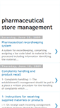 Mobile Screenshot of pharmastoremanagement.blogspot.com