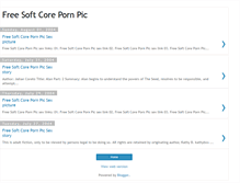 Tablet Screenshot of free-soft-core-porn-pic.blogspot.com
