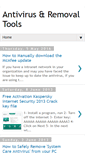 Mobile Screenshot of antivirusremovaltools.blogspot.com