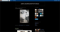 Desktop Screenshot of abrilbarradopinturas.blogspot.com
