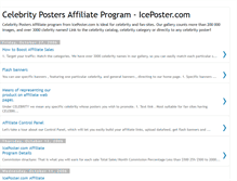Tablet Screenshot of iceposteraffiliate.blogspot.com