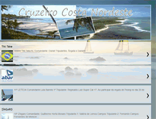 Tablet Screenshot of cruzeirocostanordeste.blogspot.com