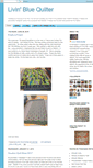 Mobile Screenshot of livinbluequilter.blogspot.com