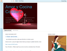 Tablet Screenshot of amorycocinacotidiana.blogspot.com