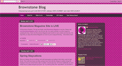 Desktop Screenshot of brownstonezine.blogspot.com