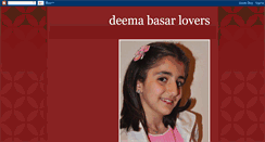 Desktop Screenshot of deemabasharlovers.blogspot.com