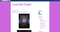 Desktop Screenshot of lunadecristalcreaciones.blogspot.com